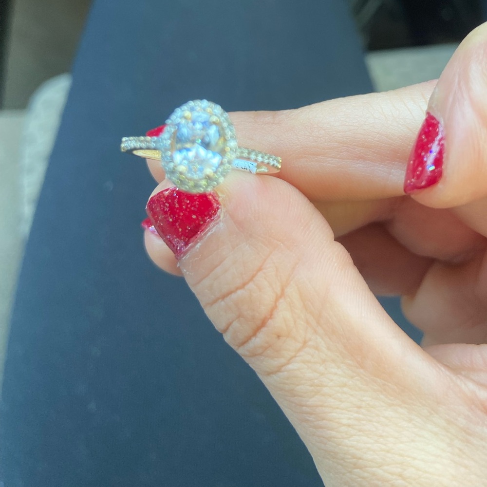 10k TOB Lab grown diamond ring